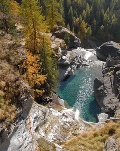 La splendida vallata di Cogne, nel Parco Nazionale del Gran Paradiso in Valle d'Aosta